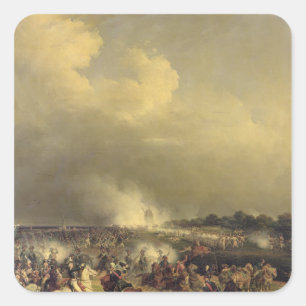Battle of Boussu, 3rd November 1792, 1845 Square Sticker