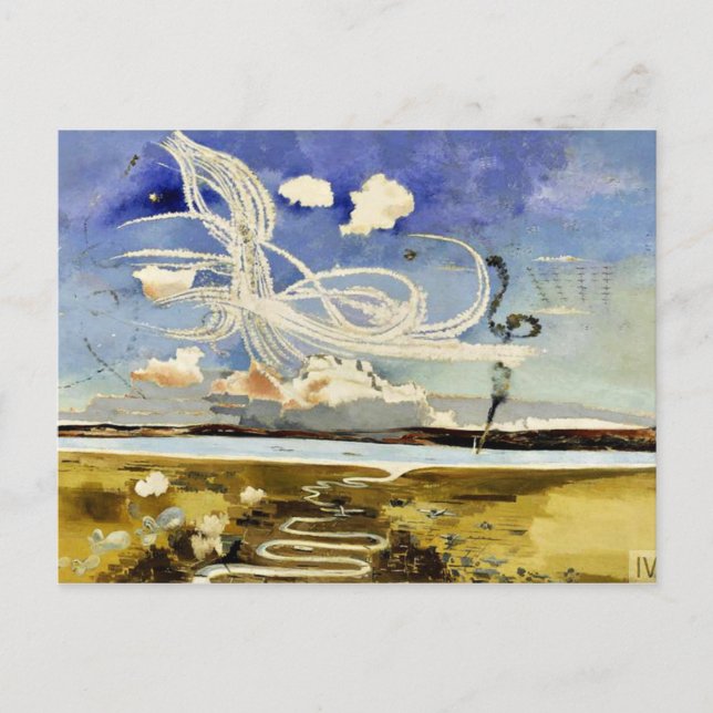 Battle of Britain, fine art painting by Paul Nash Postcard (Front)