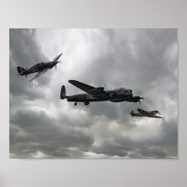 Battle of Britain Memorial Flight Poster (Front)