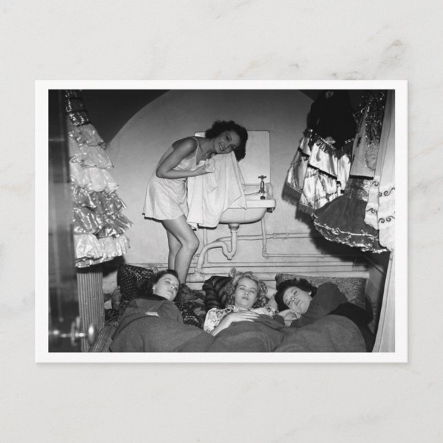 Battle of Britain & The Blitz: #27 Windmill Girls Postcard (Front)