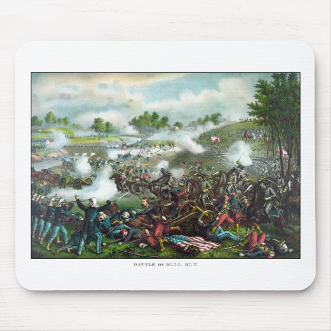 Battle Of Bull Run -- Civil War Mouse Mat (Front)