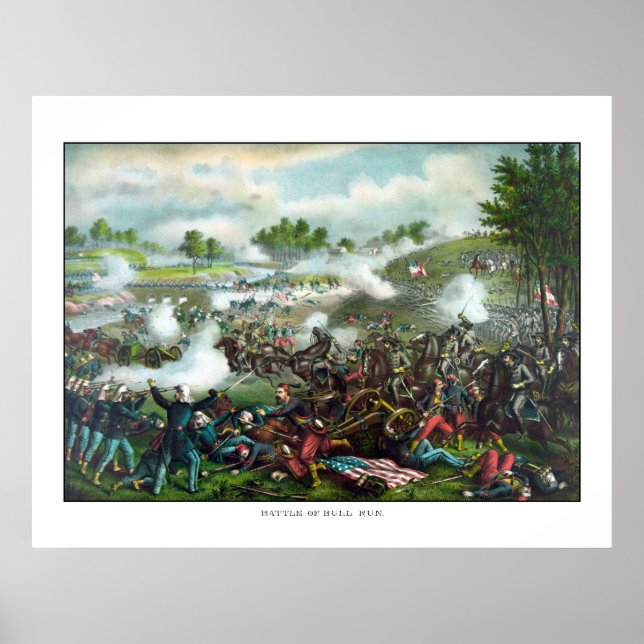 Battle Of Bull Run -- Civil War Poster (Front)