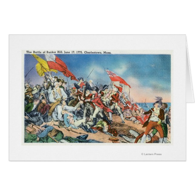 Battle of Bunker Hill Scene - Charlestown, MA (Front Horizontal)