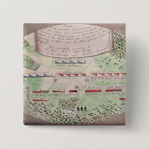 Battle of Camden, 1780 15 Cm Square Badge