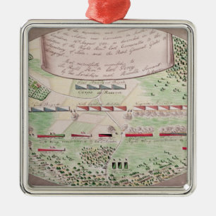 Battle of Camden, 1780 Metal Tree Decoration