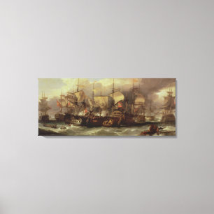 Battle of Cape St.Vincent Canvas Print