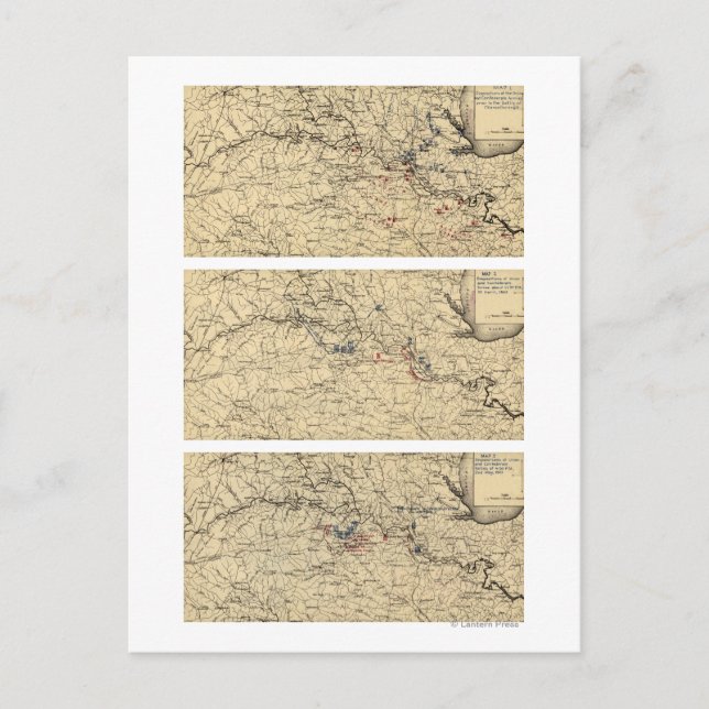 Battle of Chancellorsville Postcard (Front)