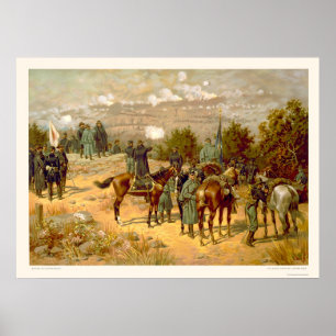 Battle of Chattanooga by L. Prang & Company 1880 Poster
