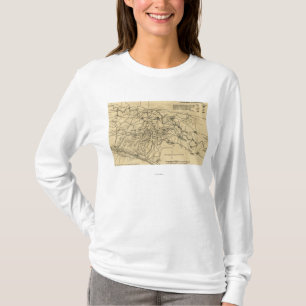 Battle of Chickamauga - Civil War Panoramic Map 2 T-Shirt