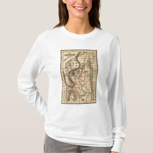 Battle of Chickamauga - Civil War Panoramic Map 3 T-Shirt