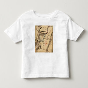 Battle of Chickamauga - Civil War Panoramic Map 4 Toddler T-Shirt