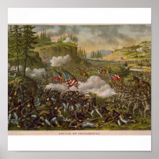 Battle of Chickamauga, published circa 1890 Poster