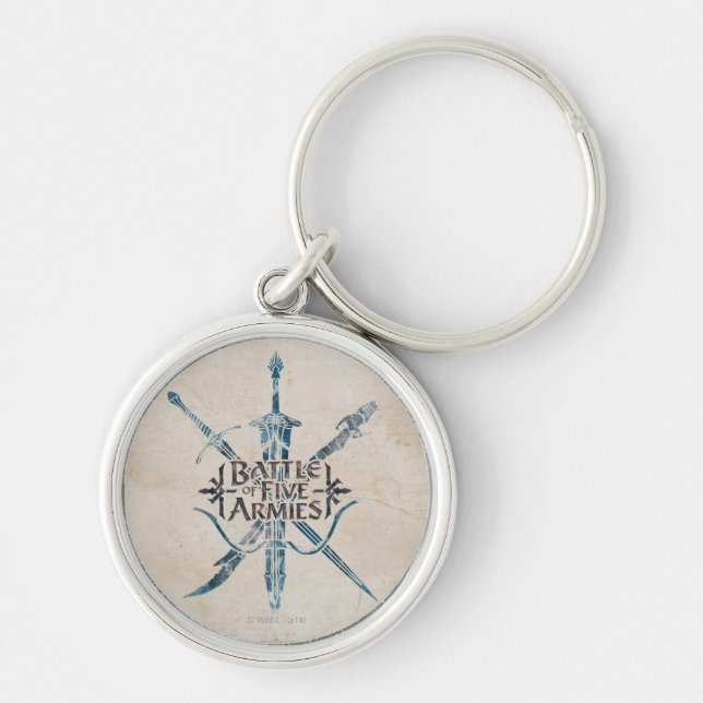 BATTLE OF FIVE ARMIES™ Logo Key Ring (Front)