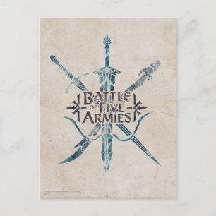 BATTLE OF FIVE ARMIES™ Logo Postcard