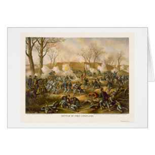 Battle of Fort Donelson by Kurz and Allison 1862