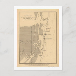 Battle of Fort Sumter - Civil War Panoramic 2 Postcard