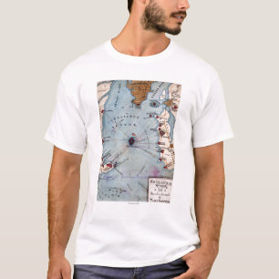 Battle of Fort Sumter - Civil War Panoramic T-Shirt