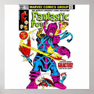 Battle of Galactus TShirt Poster