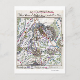 Battle of Gettysburg 6 Postcard
