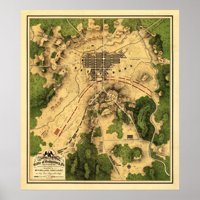 Battle of Gettysburg 7 Poster (Front)