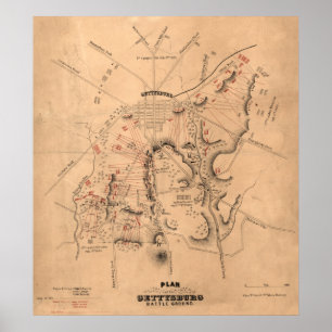 Battle of Gettysburg 8 Poster