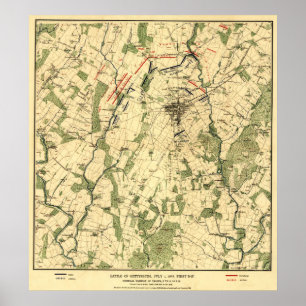 Battle of Gettysburg 9 Poster