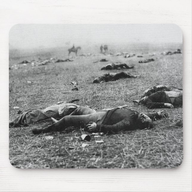 Battle of Gettysburg ~ Harvest of Death July 1863 Mouse Mat (Front)