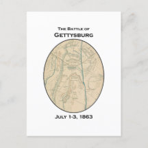 Battle of Gettysburg Map 