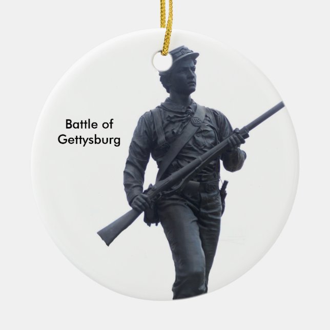 Battle of Gettysburg Soldier Ornament (Front)