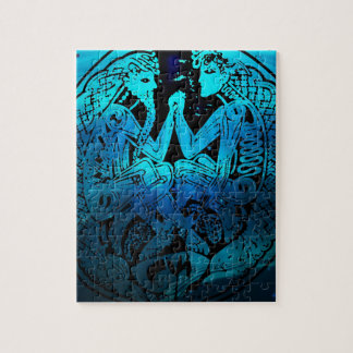 Battle of good vs evil jigsaw puzzle