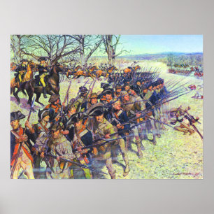 Battle of Guilford Courthouse 15 March 1781 Poster