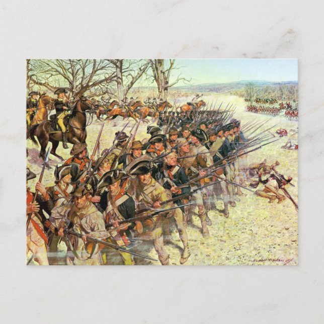 Battle of Guilford Courthouse American Revolution Postcard (Front)