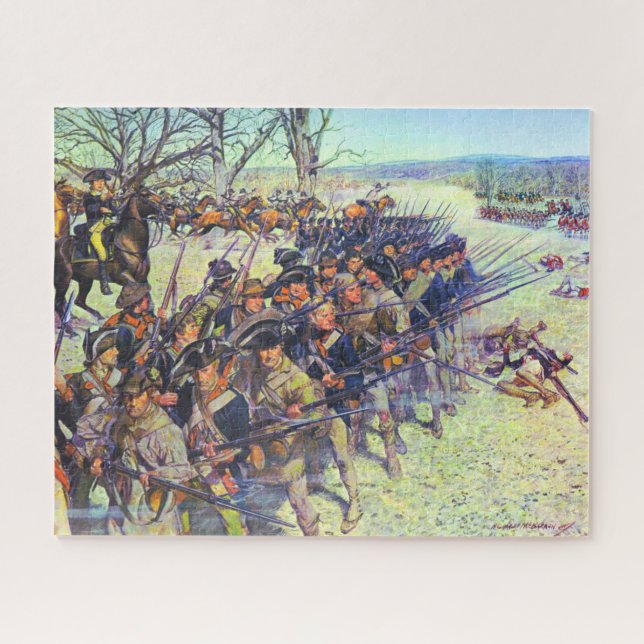 Battle of Guilford Courthouse Charles McBarron Jigsaw Puzzle (Horizontal)