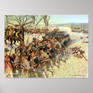 Battle of Guiliford Courthouse Poster