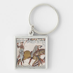 Battle of Hastings- Bayeux Tapestry King Harold Key Ring