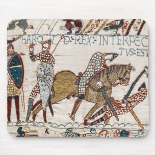 Battle of Hastings- Bayeux Tapestry King Harold Mouse Mat