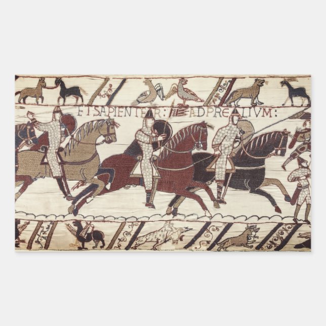 Battle of Hastings - Norman knights Rectangular Sticker (Front)