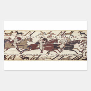 Battle of Hastings - Norman knights Rectangular Sticker