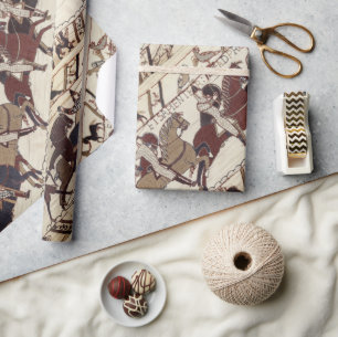 Battle of Hastings - Norman knights Wrapping Paper
