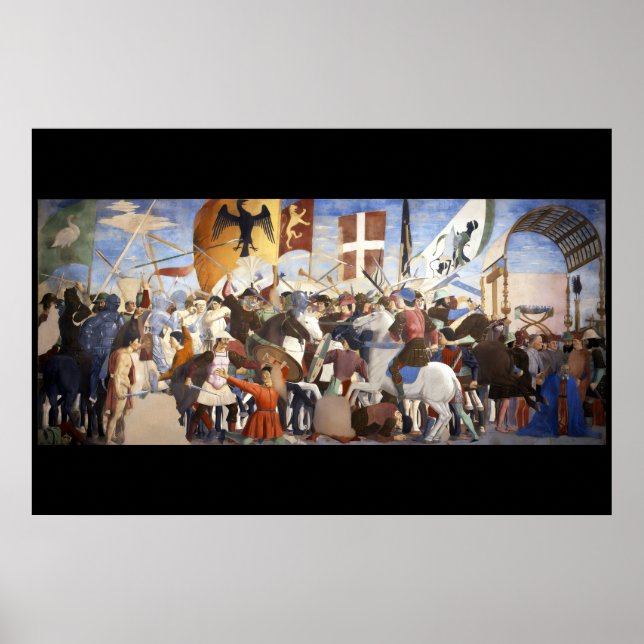 BATTLE OF HERACLIUS by Piero Della Francesca Poster (Front)