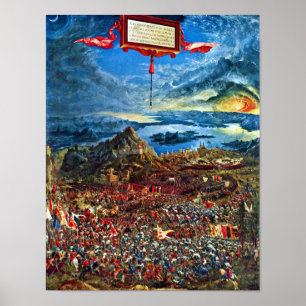 Battle Of Issus By Albrecht Altdorfer Poster
