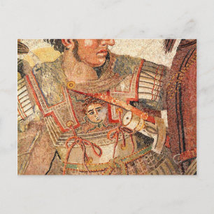 Battle Of Issus Mosaic Alexander The Great Postcard