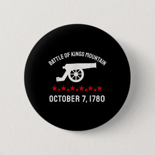 Battle Of Kings Mountain Revolutionary War Revolut 6 Cm Round Badge