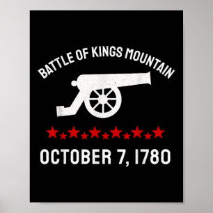 Battle Of Kings Mountain Revolutionary War Revolut Poster