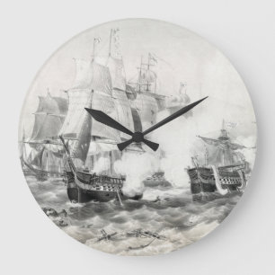 Battle of Lake Erie Large Clock