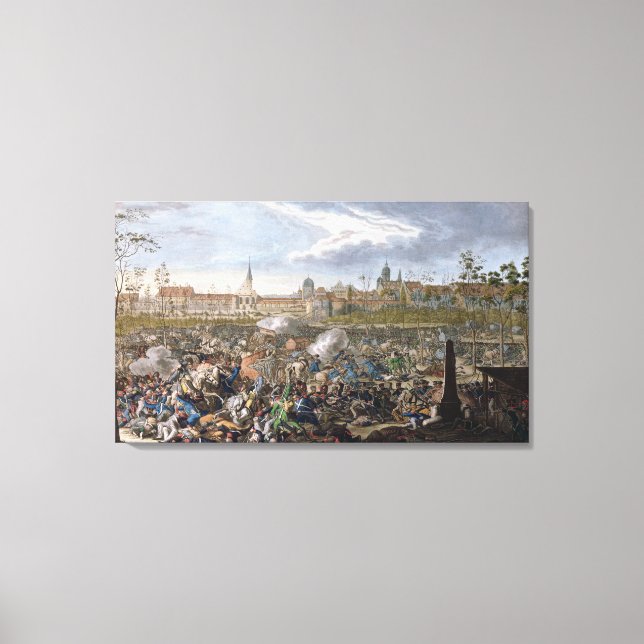 Battle of Leipzig, 19th October 1813 Canvas Print (Front)