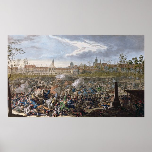 Battle of Leipzig, 19th October 1813 Poster (Front)