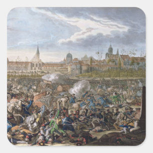 Battle of Leipzig, 19th October 1813 Square Sticker