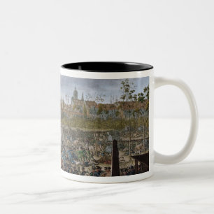 Battle of Leipzig, 19th October 1813 Two-Tone Coffee Mug