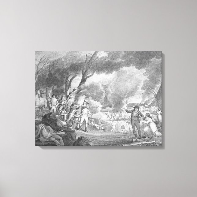 Battle of Lexington Canvas Print (Front)